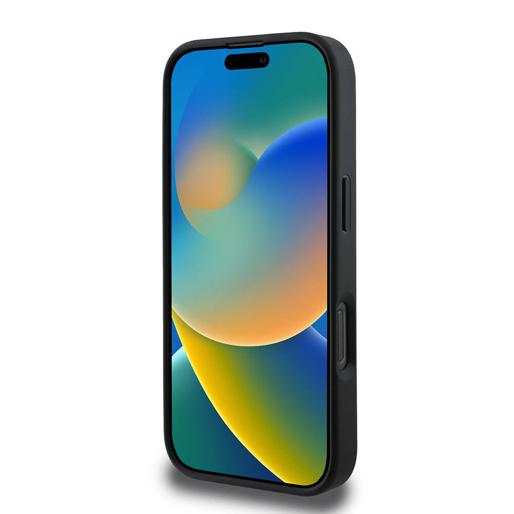 Lacoste iPhone 16 Pro Max Orjinal Lisanslı PU Pike Desenli Arka Yüzey İkonik Timsah Dokuma Logolu Kılıf