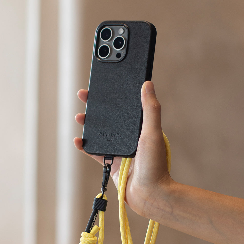 Native Union 2024 Active Serisi iPhone 16 Pro Max M-safe Şarj Özellikli Deri Görünümlü Kılıf