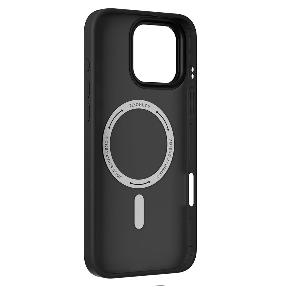Youngkit Canvas Serisi iPhone 16 Pro Max Kılıf M-safe Şarj Özellikli Telefon Kılıfı