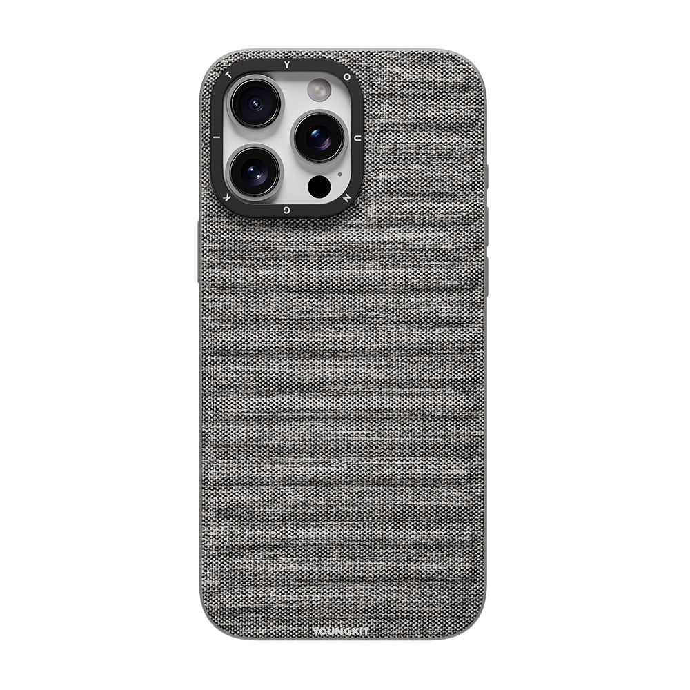 Youngkit Canvas Serisi iPhone 16 Pro Max Kılıf M-safe Şarj Özellikli Telefon Kılıfı