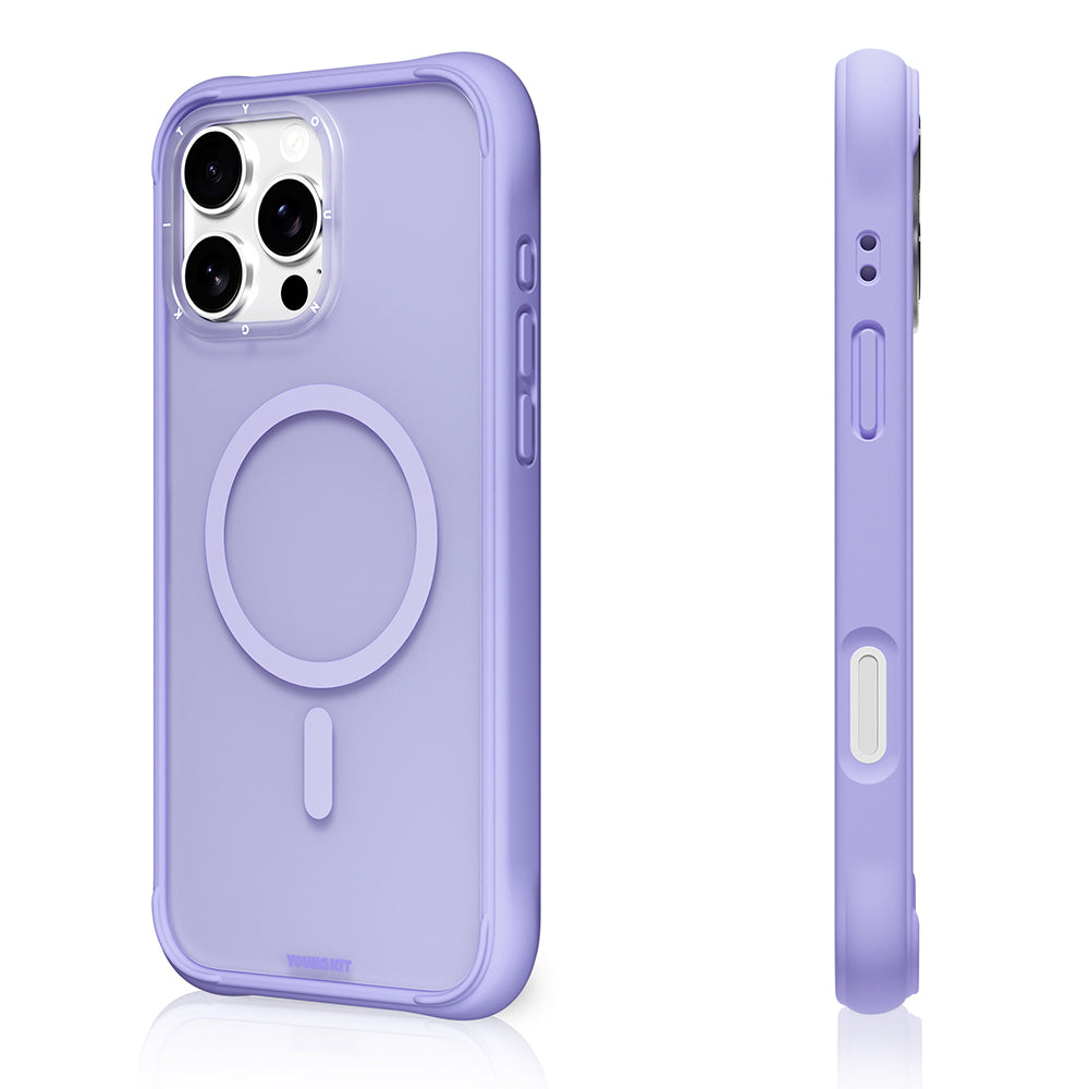 Youngkit Macaroon Serisi iPhone 16 Pro Max Kılıf M-safe Şarj Özellikli Telefon Kılıfı