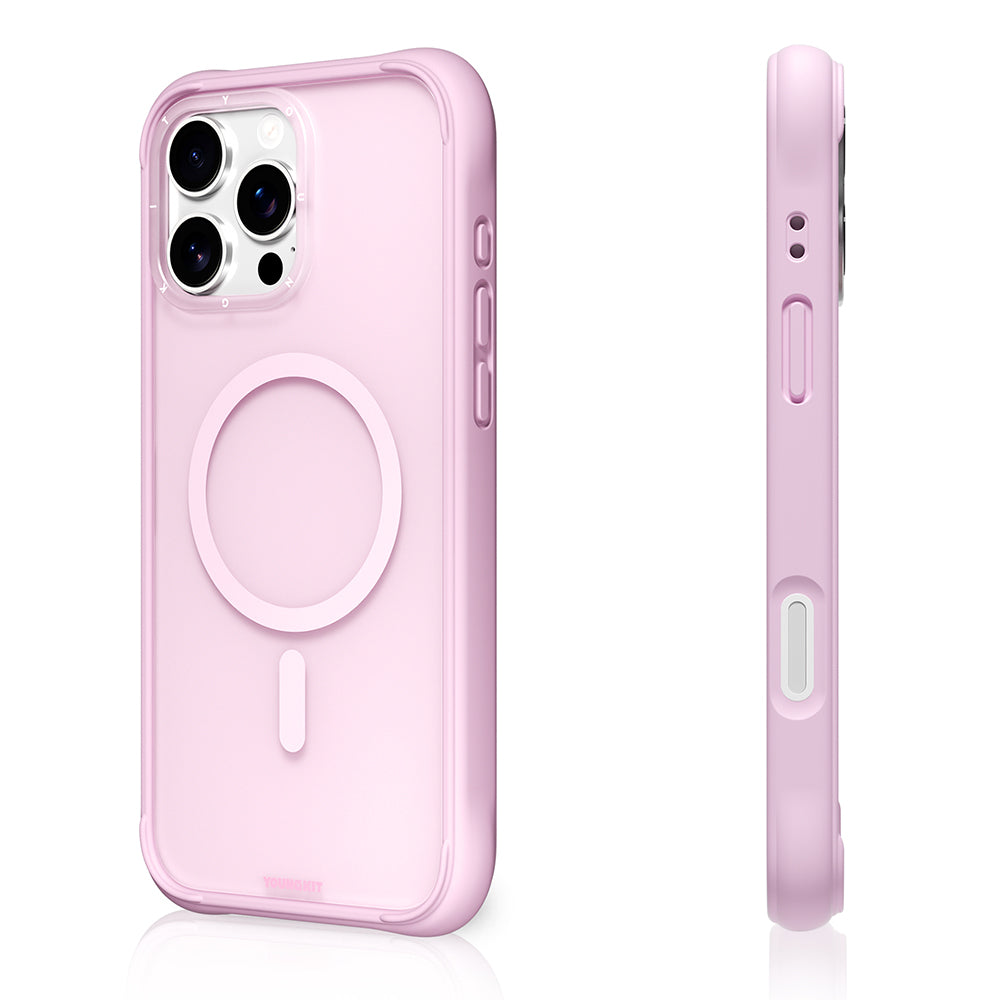 Youngkit Macaroon Serisi iPhone 16 Pro Max Kılıf M-safe Şarj Özellikli Telefon Kılıfı