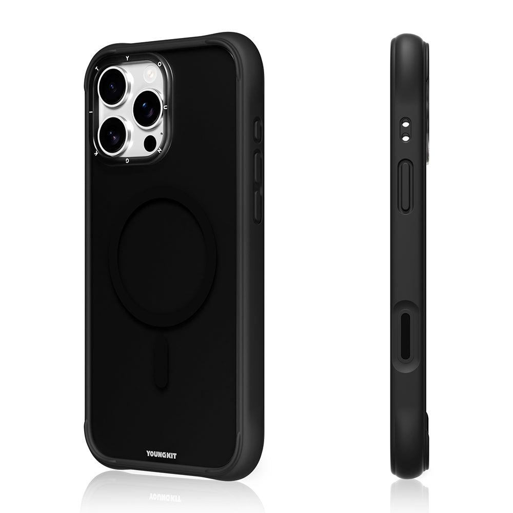 Youngkit Macaroon Serisi iPhone 16 Pro Max Kılıf M-safe Şarj Özellikli Telefon Kılıfı
