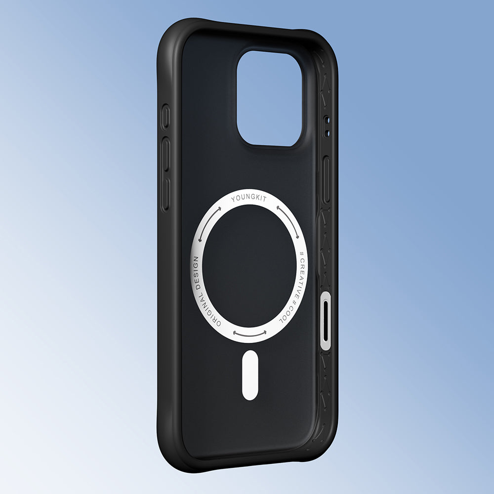 Youngkit Macaroon Serisi iPhone 16 Pro Max Kılıf M-safe Şarj Özellikli Telefon Kılıfı