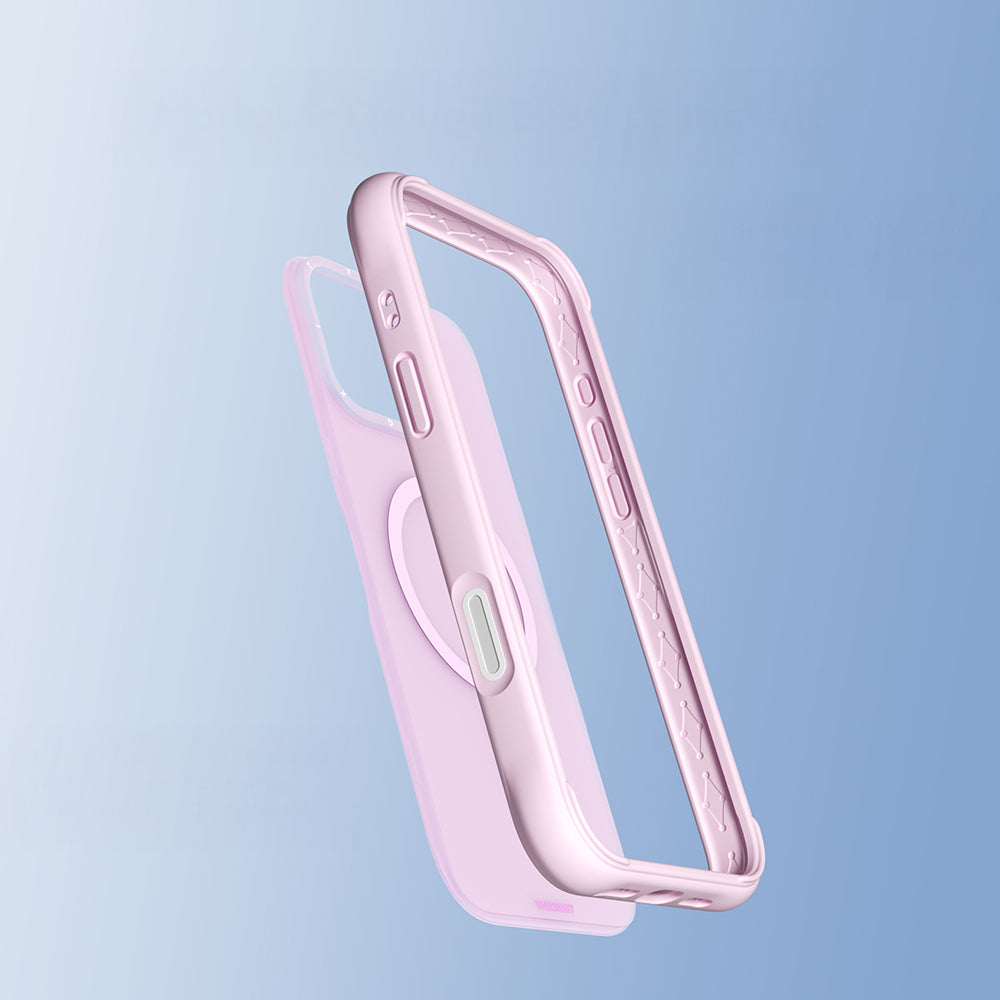 Youngkit Macaroon Serisi iPhone 16 Pro Max Kılıf M-safe Şarj Özellikli Telefon Kılıfı