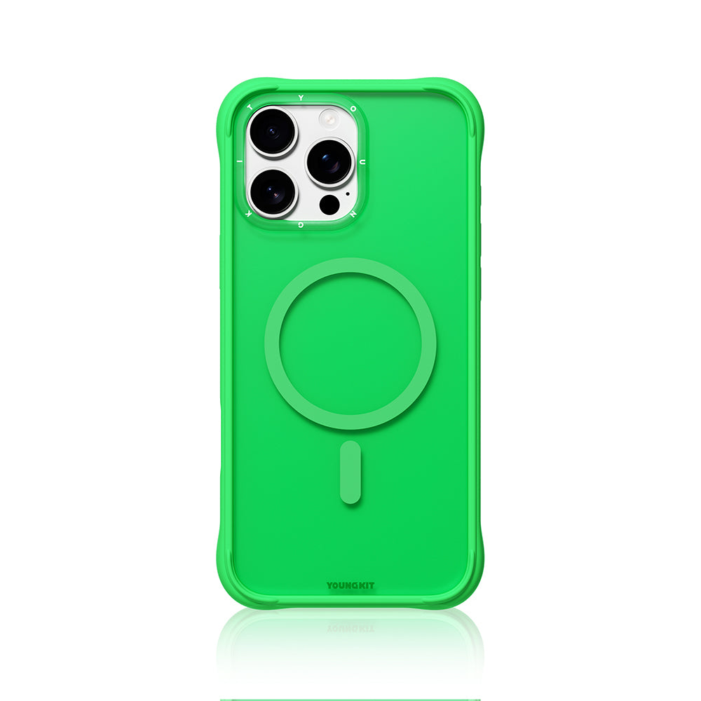 Youngkit Macaroon Serisi iPhone 16 Pro Max Kılıf M-safe Şarj Özellikli Telefon Kılıfı