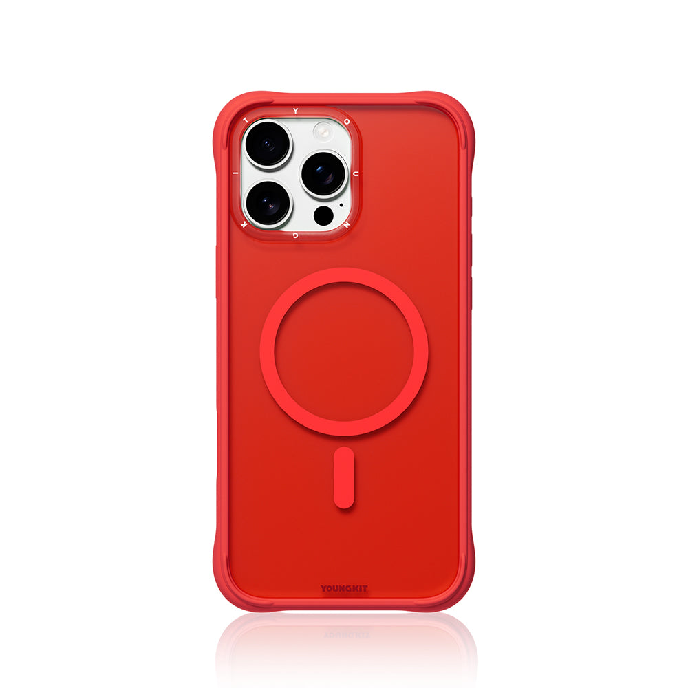 Youngkit Macaroon Serisi iPhone 16 Pro Max Kılıf M-safe Şarj Özellikli Telefon Kılıfı