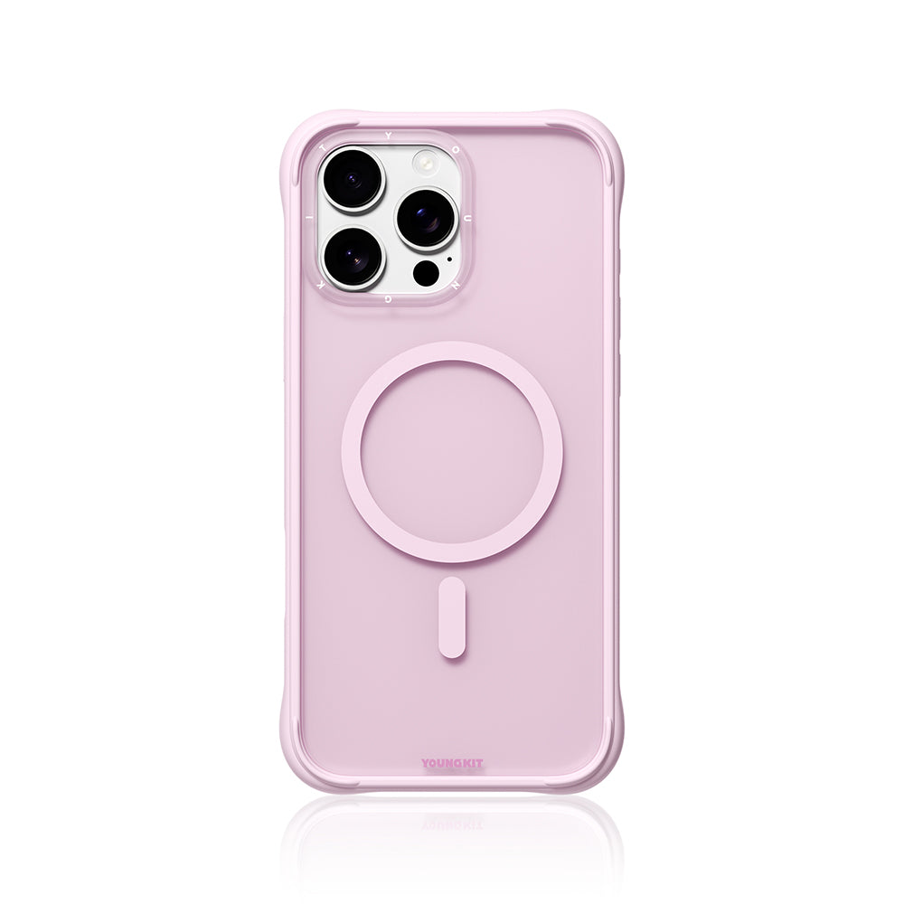 Youngkit Macaroon Serisi iPhone 16 Pro Max Kılıf M-safe Şarj Özellikli Telefon Kılıfı
