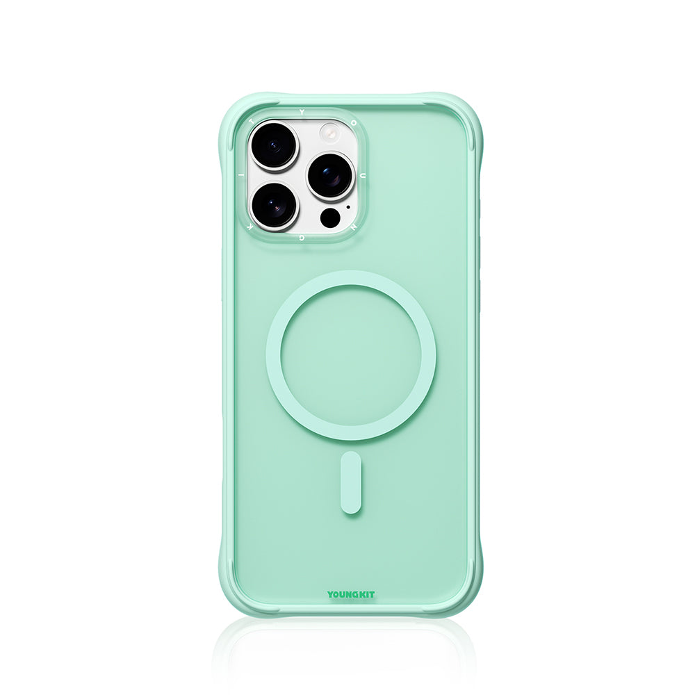 Youngkit Macaroon Serisi iPhone 16 Pro Max Kılıf M-safe Şarj Özellikli Telefon Kılıfı