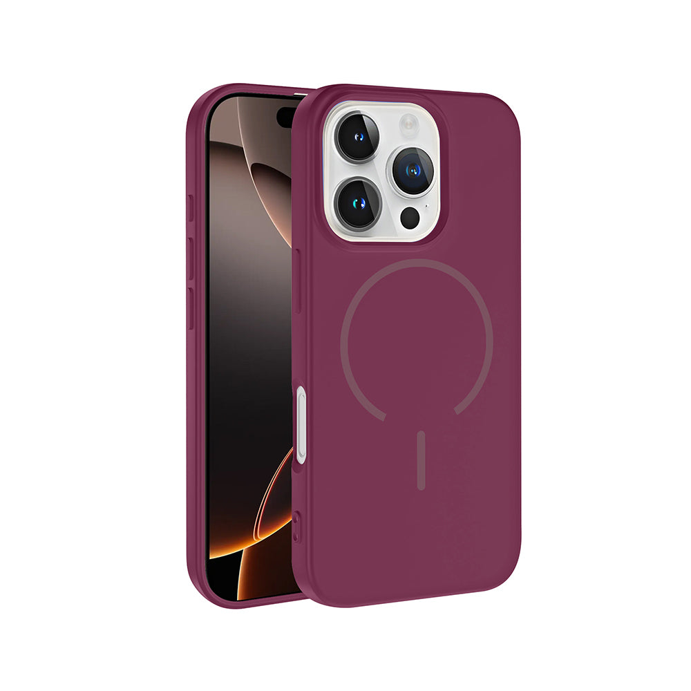 Cepax iPhone 16 Pro Max M-safe Şarj Özellikli Meta Kılıf