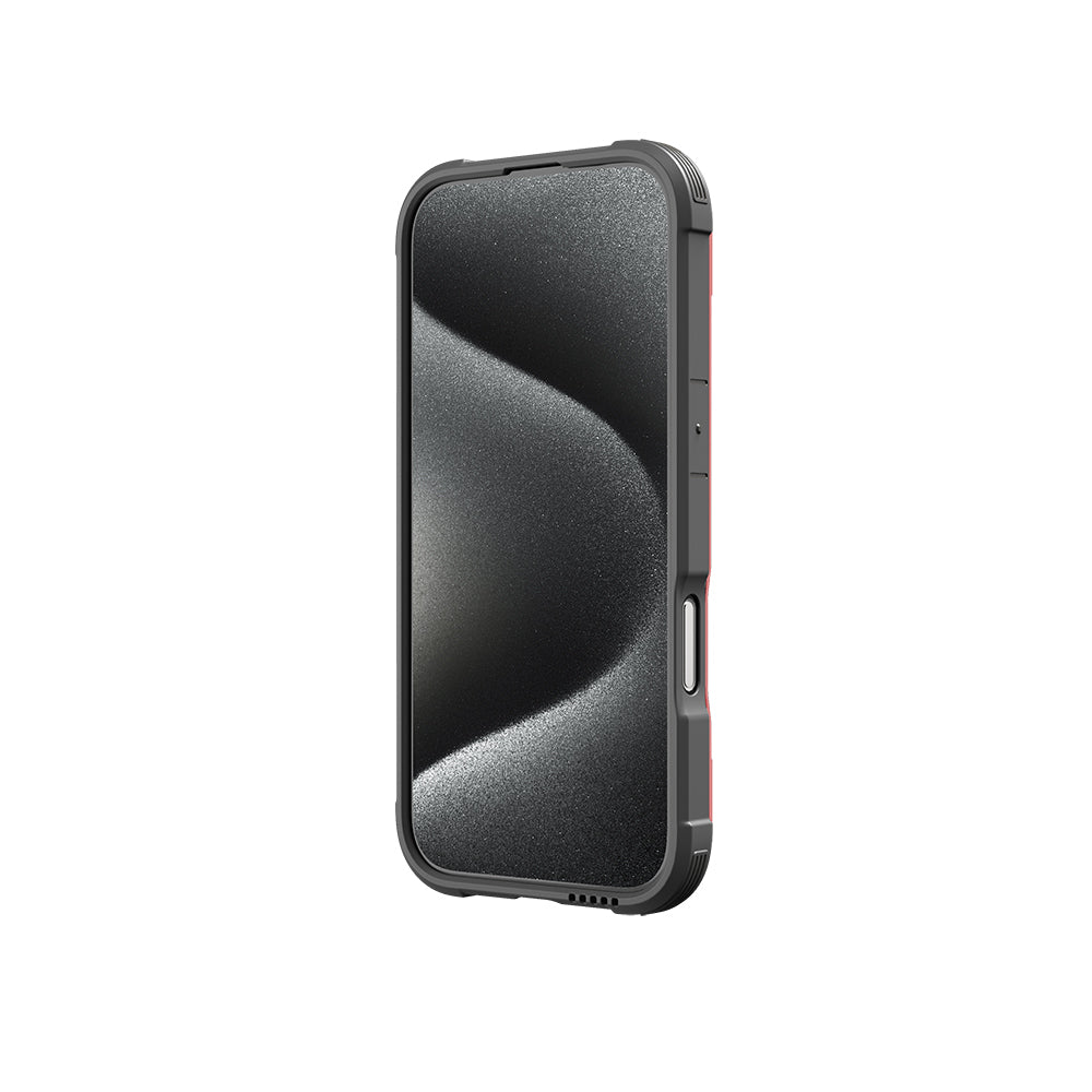 Airbagli Raptic Shield Serisi iPhone 16 Pro Max M-safe Şarj Özellikli Şeffaf Arka Yüzey Kılıf
