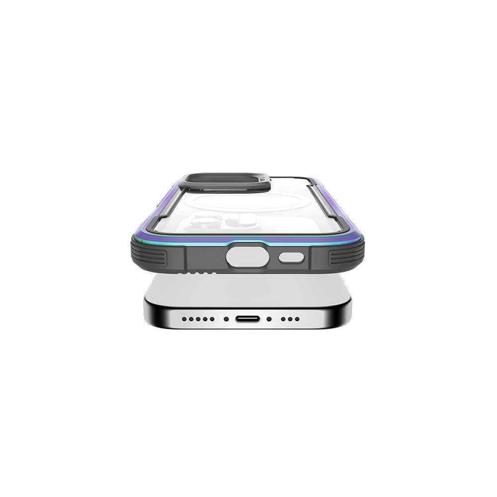Airbagli Raptic Shield Serisi iPhone 16 Pro Max M-safe Şarj Özellikli Şeffaf Arka Yüzey Kılıf