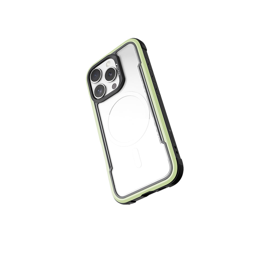 Airbagli Raptic Shield Serisi iPhone 16 Pro Max M-safe Şarj Özellikli Şeffaf Arka Yüzey Kılıf