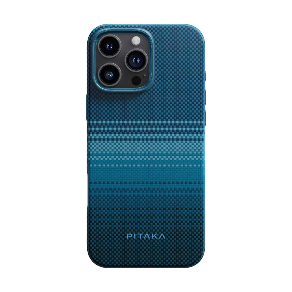 Pitaka Military-Grade Sunset-Moonrise Serisi iPhone 16 Pro Max M-safe Şarj Özellikli Aramid Fiber Moonrise Kılıf