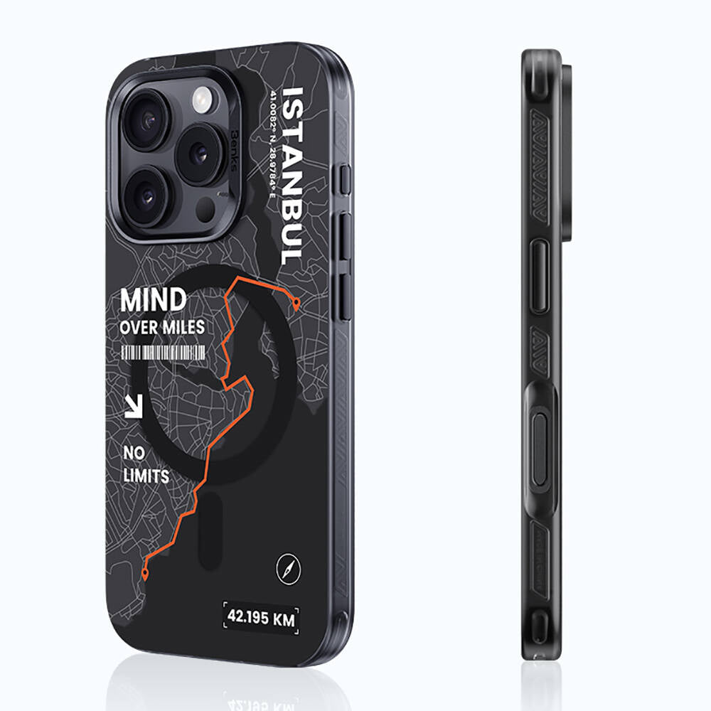 Benks City Serisi iPhone 16 Pro Max M-safe Şarj Özellikli Kılıf