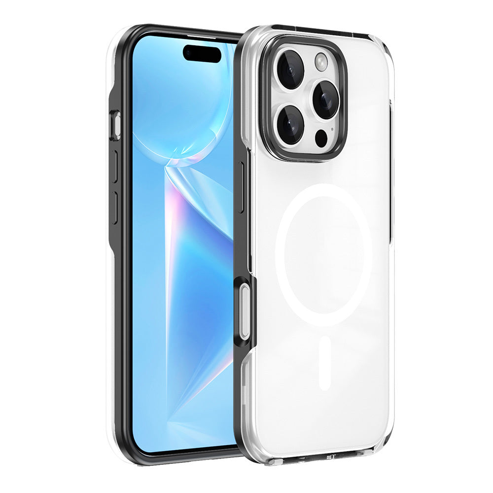 Cepax iPhone 16 Pro Max M-safe Şarj Özellikli Çıkarılabilir Arka Yüzeyli Polar Kılıf