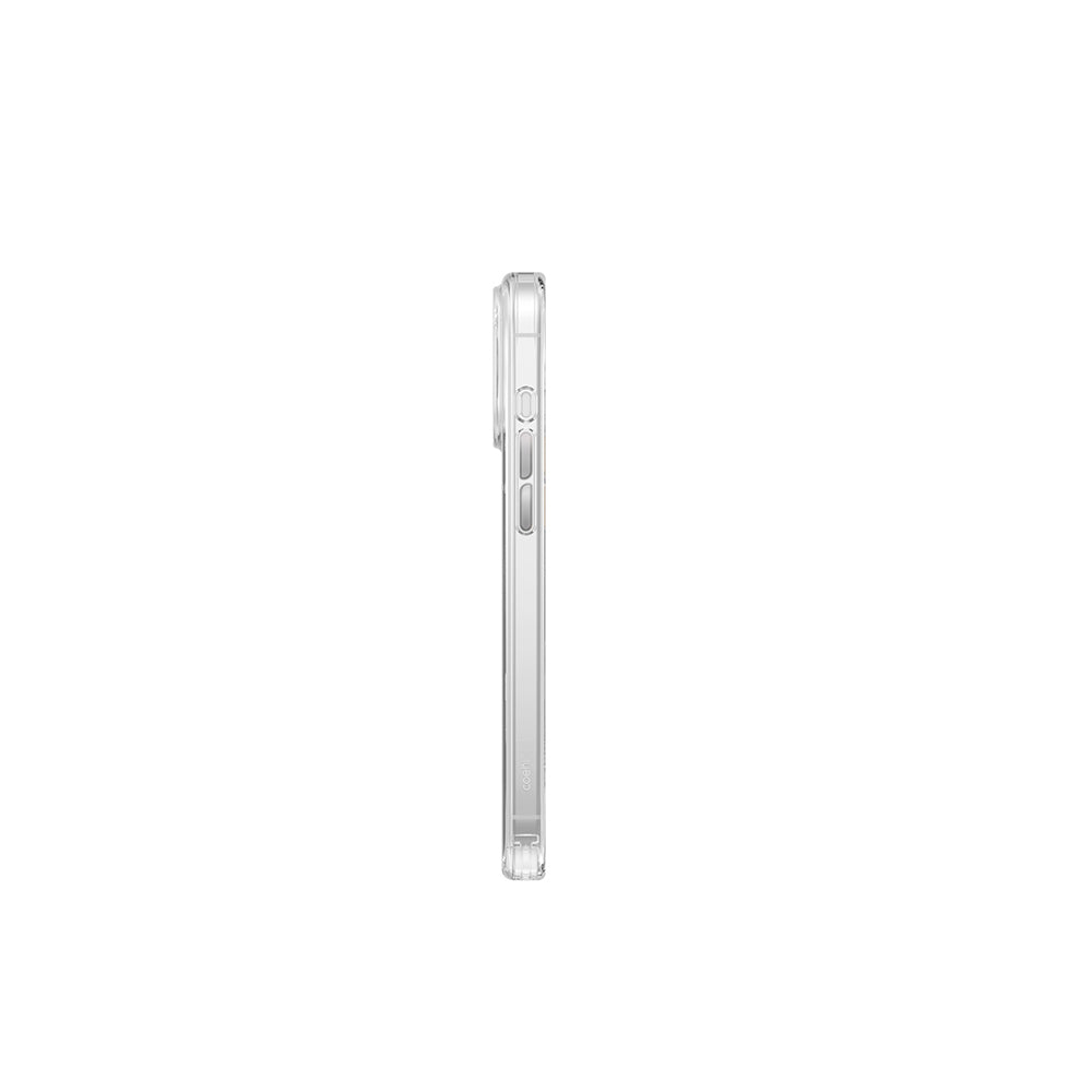 Coehl Willow iPhone 16 Pro Max M-safe Şarj Özellikli Holografik Şeffaf Arka Yüzey Kılıf