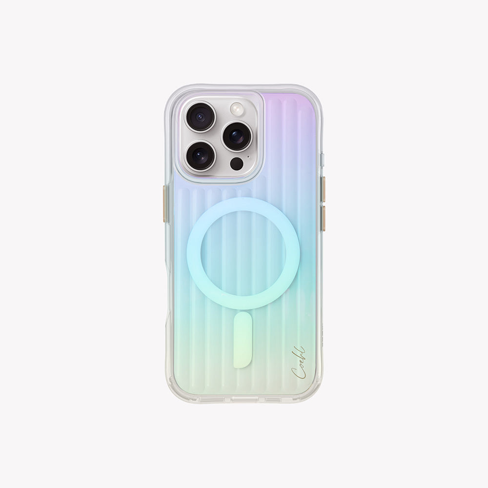 Coehl Linear iPhone 16 Pro Max M-safe Şarj Özellikli Renk Geçişli Askı Aparatlı Kılıf