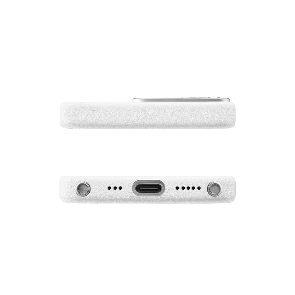 Pynana Starry Serisi iPhone 16 Pro Max M-safe Şarj Özellikli Suni Deri Tasarımlı Telefon Kılıfı