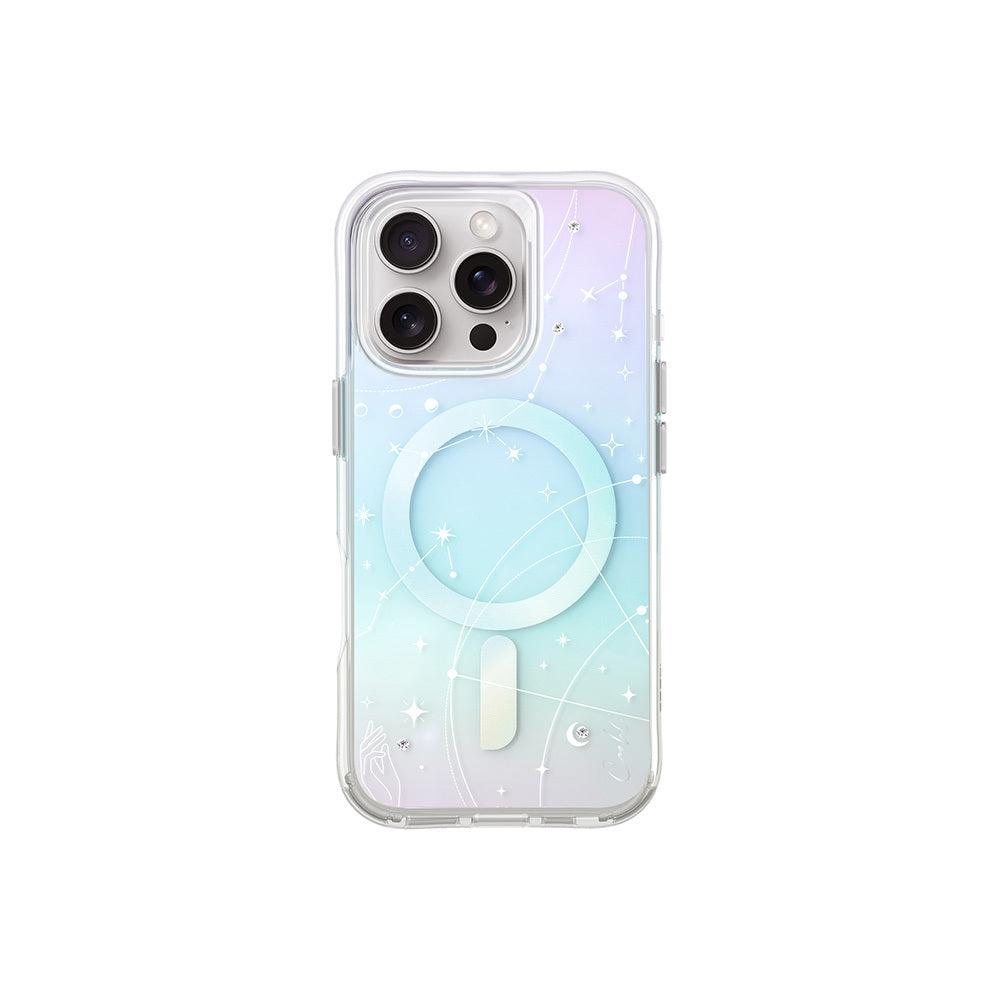Coehl Celest iPhone 16 Pro Max M-safe Şarj Özellikli Takım Yıldızı Desenli Askı Aparatlı Kılıf