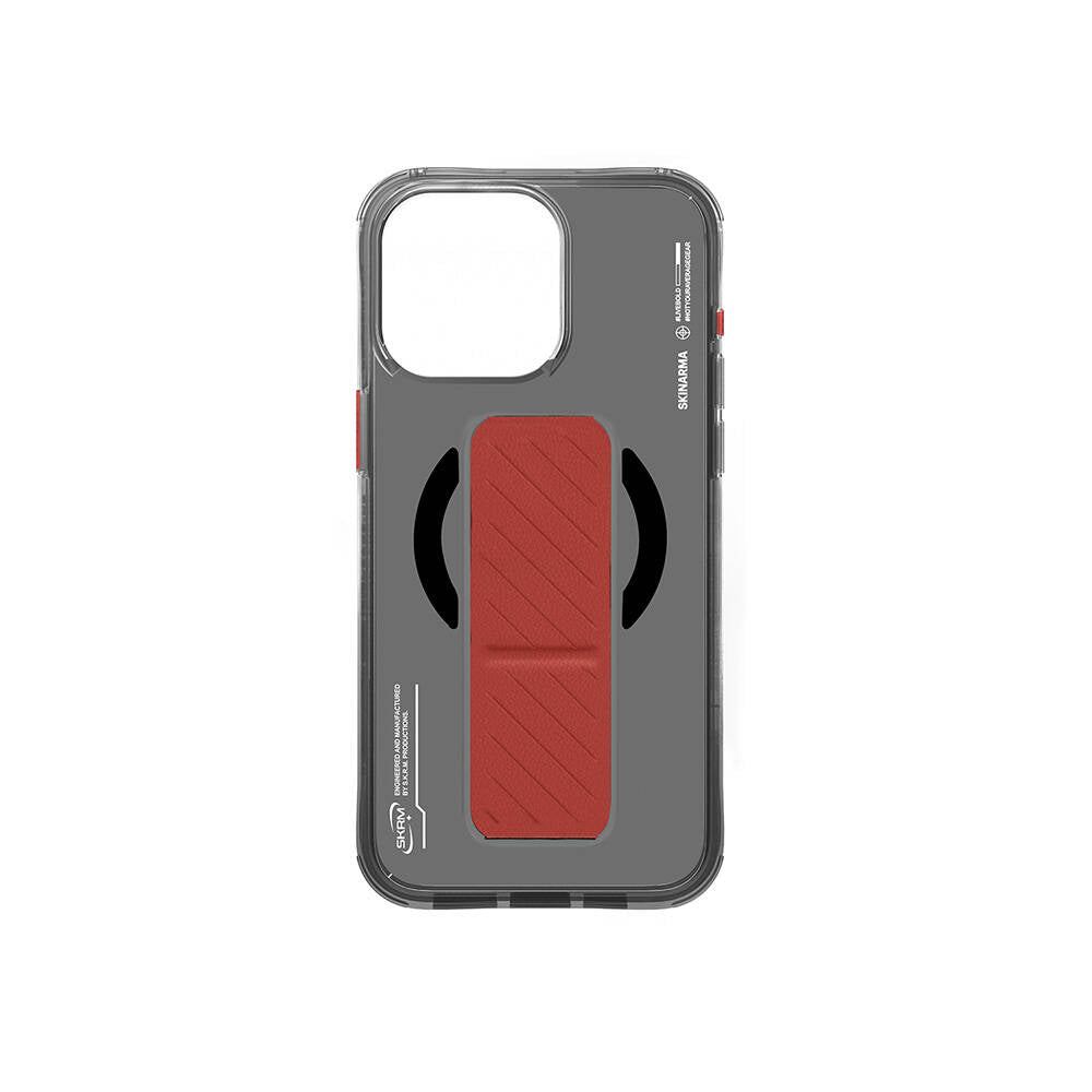 Skinarma Axon iPhone 16 Pro Max M-safe Şarj Özellikli Teknoloji Desenli Standlı Kılıf