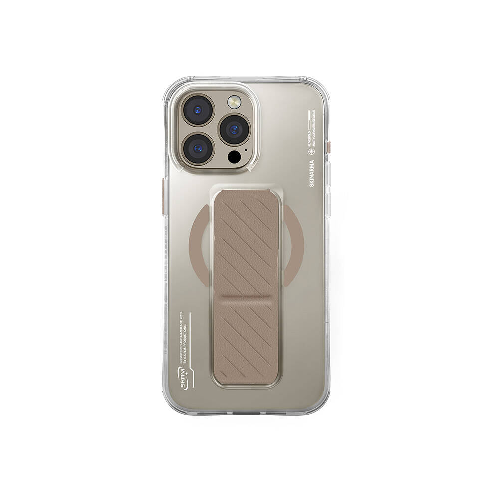 Skinarma Axon iPhone 16 Pro Max M-safe Şarj Özellikli Teknoloji Desenli Standlı Kılıf