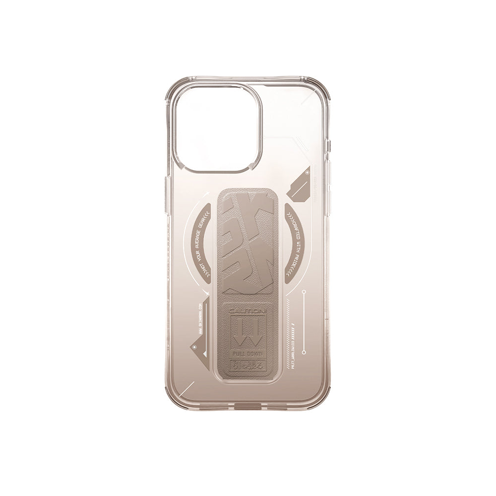 Skinarma Helio iPhone 16 Pro Max M-safe Şarj Özellikli Teknoloji Desenli Standlı Kılıf
