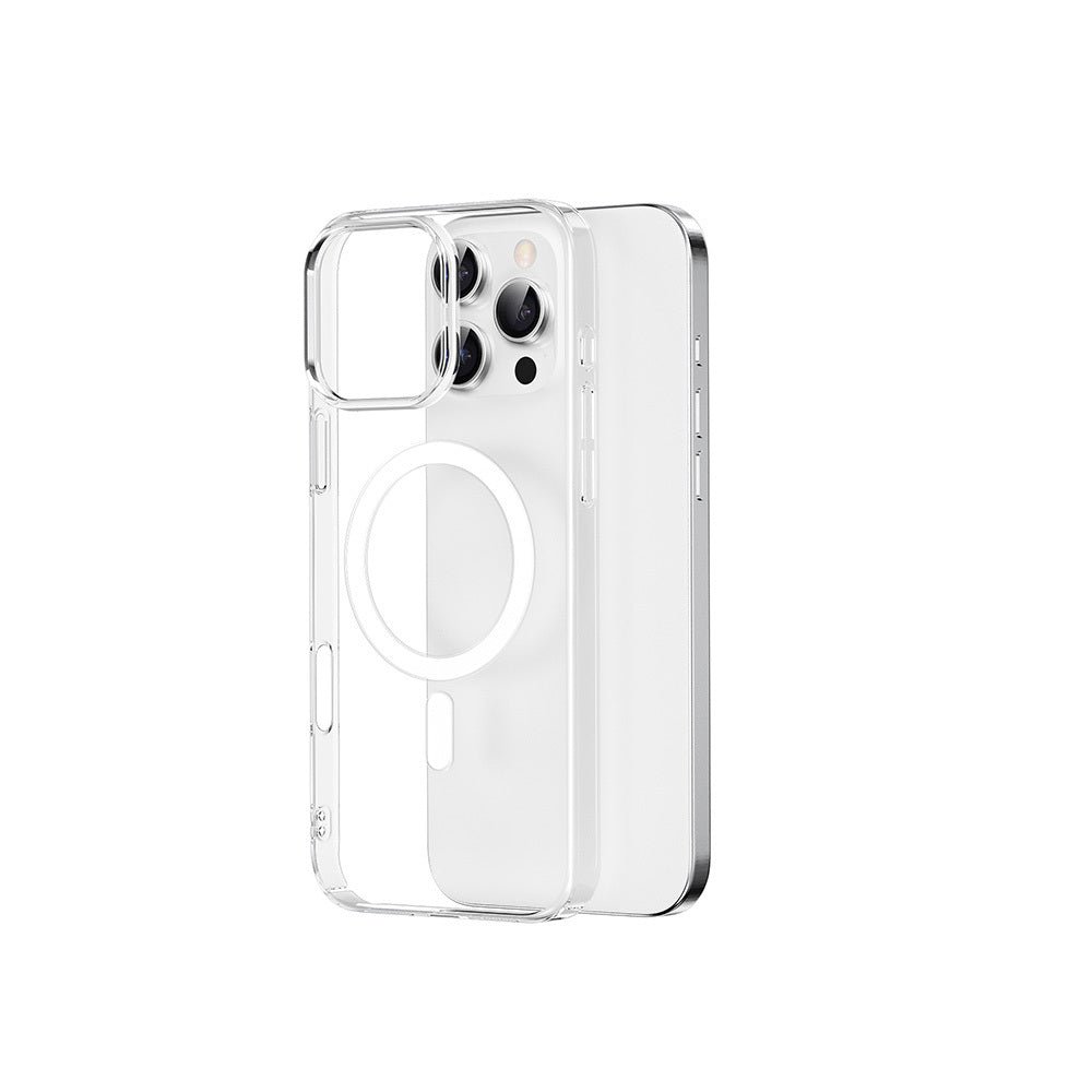 Wiwu YXK-207 iPhone 16 Pro Max M-safe Şarj Özellikli Invisible Pro Sert PC Kılıf