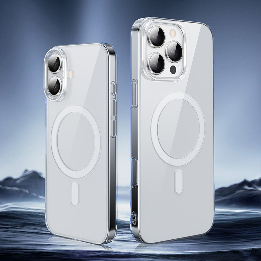 Wiwu YXK-207 iPhone 16 Pro Max M-safe Şarj Özellikli Invisible Pro Sert PC Kılıf
