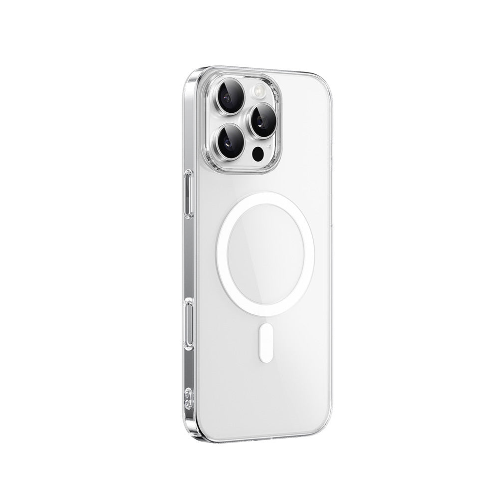 Wiwu YXK-207 iPhone 16 Pro Max M-safe Şarj Özellikli Invisible Pro Sert PC Kılıf