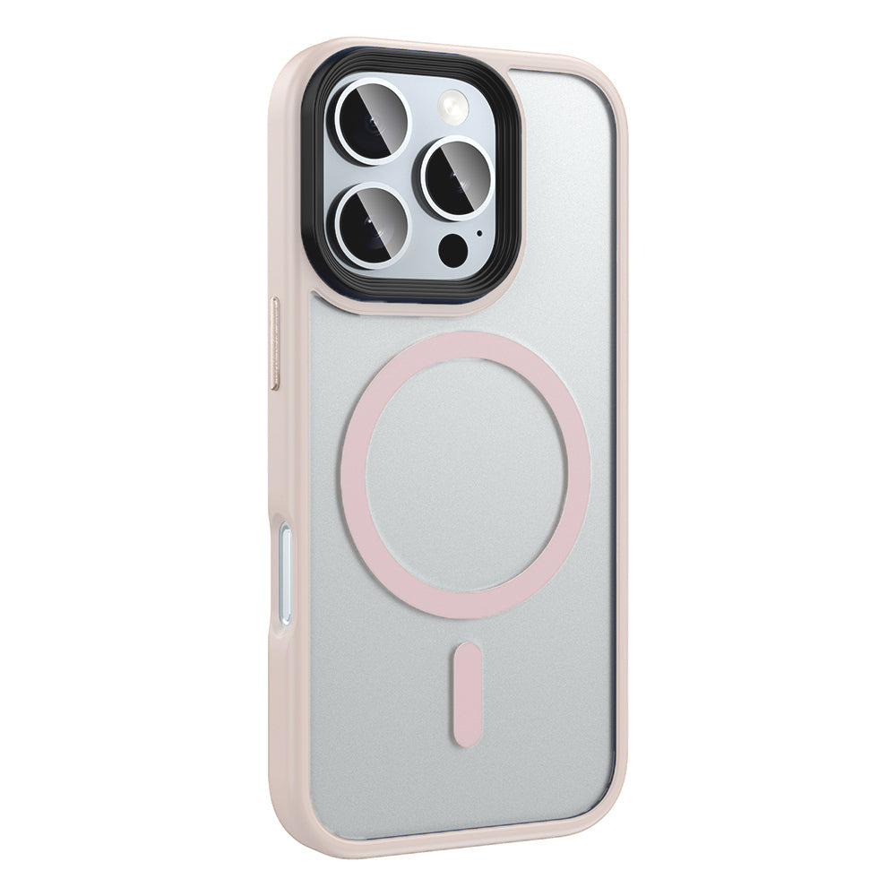 Cepax Matte Magsafe iPhone 16 Pro Max Mat Arka Yüzey Kablosuz Şarj Özellikli Telefon Kılıfı
