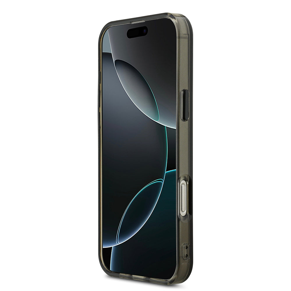 Mercedes Benz iPhone 16 Pro Max Orjinal Lisanslı M-safe Şarj Özellikli Buzlu PC Nostaljik Yıldız Dizayn Kılıf