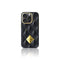Pynana Metal Diamond Serisi iPhone 16 Pro Max Parlak Arka Yüzeyli Kabartma Tasarımlı Kapitone Kılıf