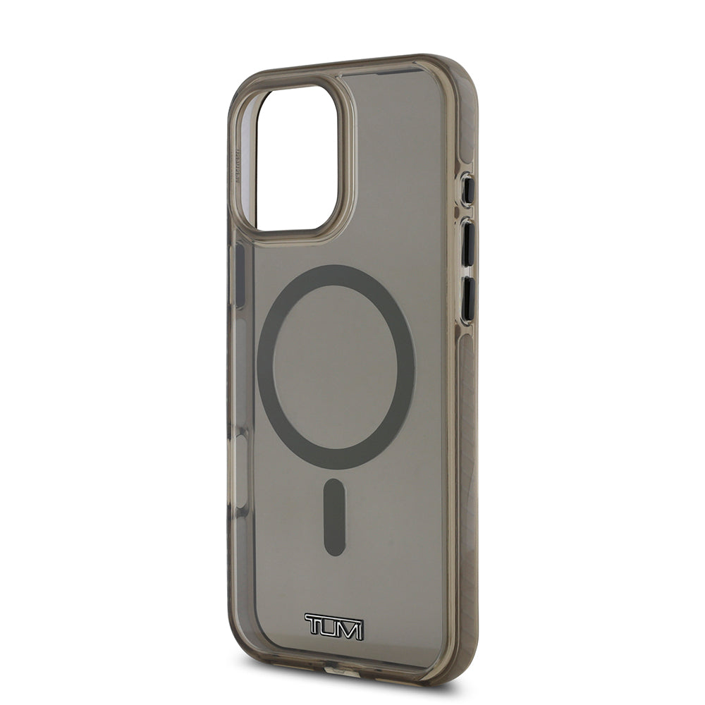 TUMI iPhone 16 Pro Max Orjinal Lisanslı M-safe Şarj Özellikli Airbagli Transparan Kılıf