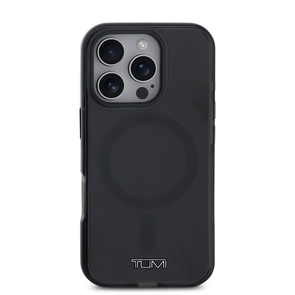 TUMI iPhone 16 Pro Max Orjinal Lisanslı M-safe Şarj Özellikli Airbagli Transparan Kılıf