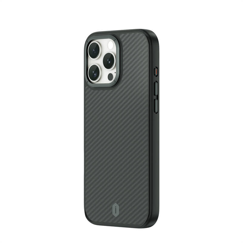 Wiwu DCC-205 iPhone 16 Pro Max M-safe Şarj Özellikli Aramid Fiber Tasarım Kevlar Kılıf