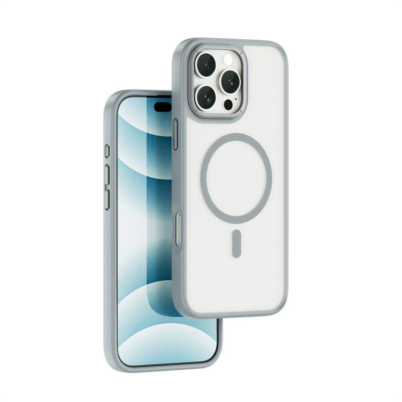 Wiwu FGG-012 ArmorPro Serisi iPhone 16 Pro Max M-safe Şarj Özellikli Parmak İzi Bırakmayan Kılıf