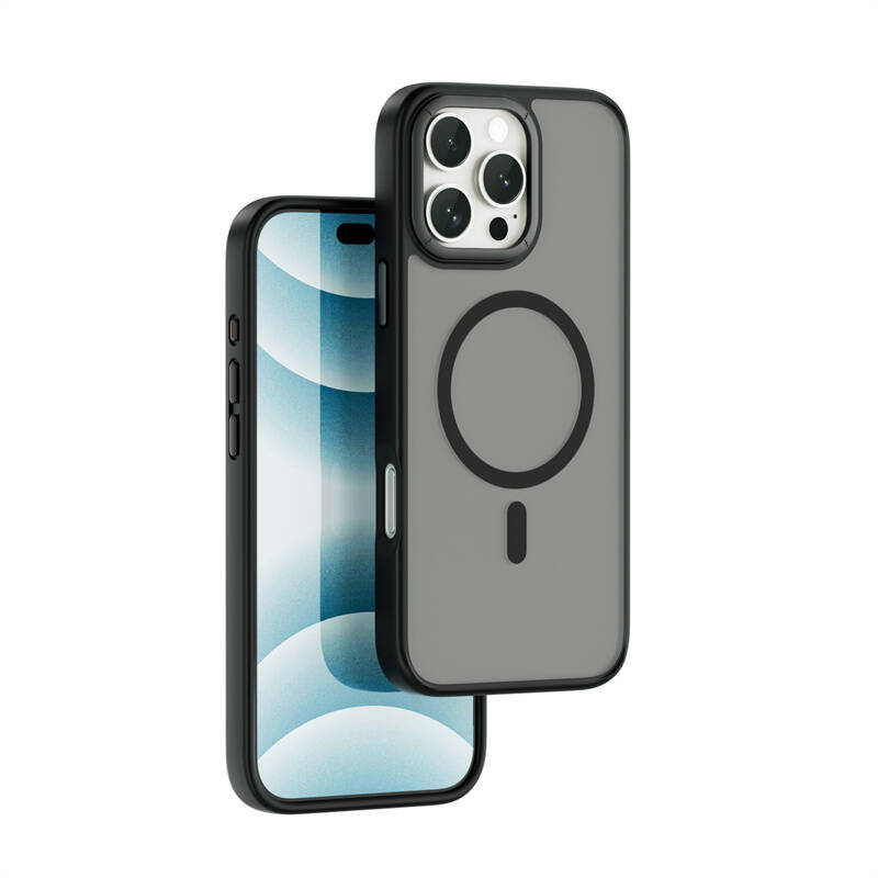 Wiwu FGG-012 ArmorPro Serisi iPhone 16 Pro Max M-safe Şarj Özellikli Parmak İzi Bırakmayan Kılıf