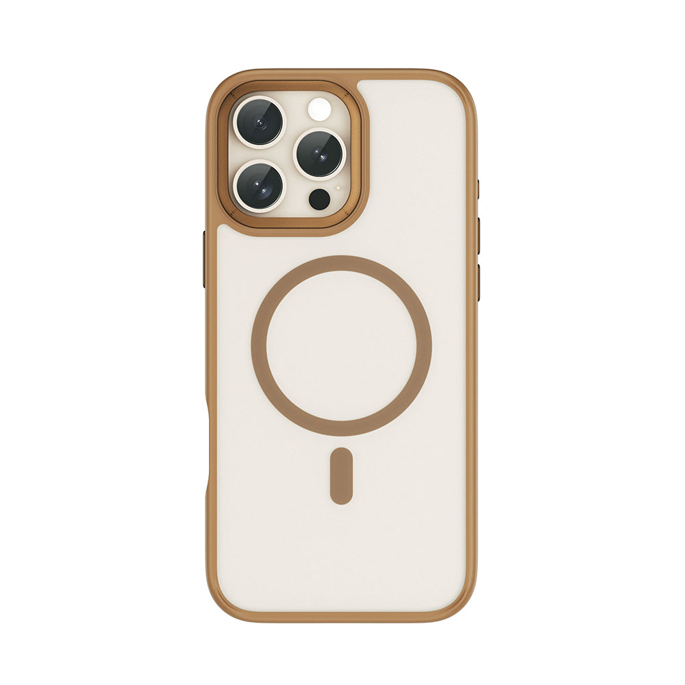 Wiwu FGG-012 ArmorPro Serisi iPhone 16 Pro Max M-safe Şarj Özellikli Parmak İzi Bırakmayan Kılıf