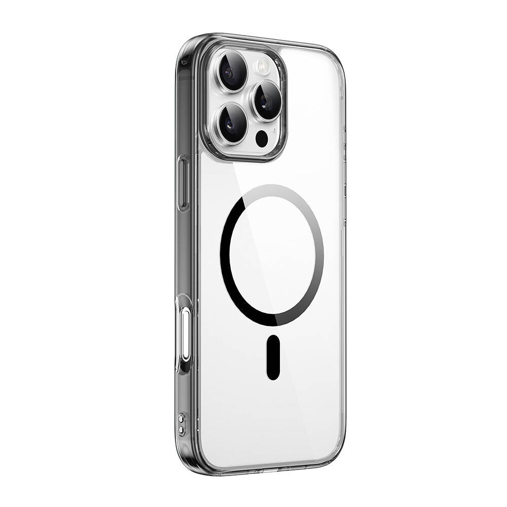 Wiwu MCC-101 iShield Pro Serisi iPhone 16 Pro Max M-safe Şarj Özellikli Crystal Sert PC Kılıf
