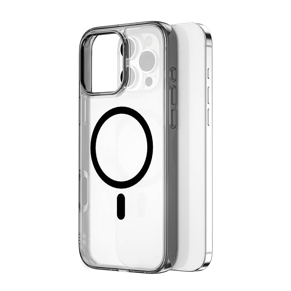 Wiwu MCC-101 iShield Pro Serisi iPhone 16 Pro Max M-safe Şarj Özellikli Crystal Sert PC Kılıf