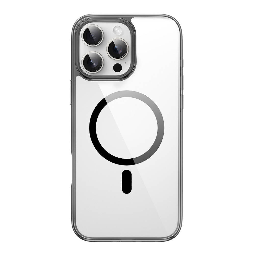 Wiwu MCC-101 iShield Pro Serisi iPhone 16 Pro Max M-safe Şarj Özellikli Crystal Sert PC Kılıf