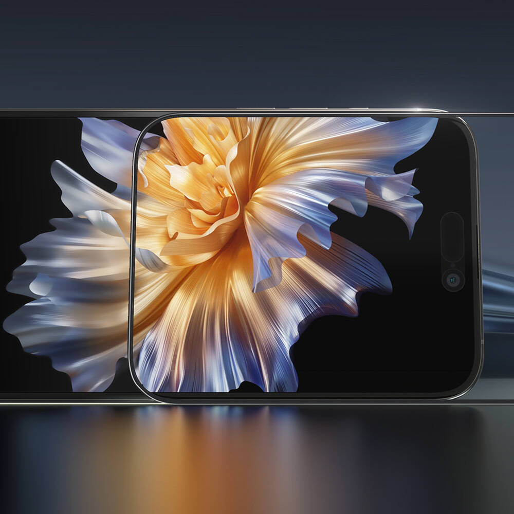 Wiwu Wi-SQ009 Easy Install iPhone 16 Pro Max iPrivacy 360° Anti-Peep Oleofobik Temperli Cam Ekran Koruyucu + Kolay Uygulama Aparatlı