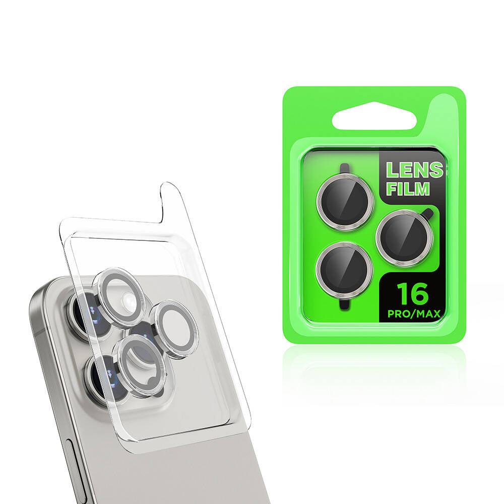 Cepax iPhone 16 Pro Max CL-07 Kamera Lens Koruyucu