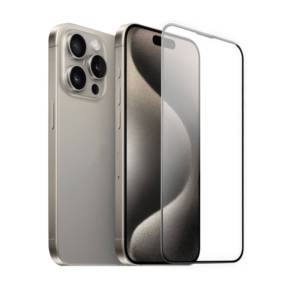 Wiwu GT-010 iPhone 16 Pro Anti-Reflective Polimer Oleofobik Kaplama Ultra İnce Temperli Cam Ekran Koruyucu