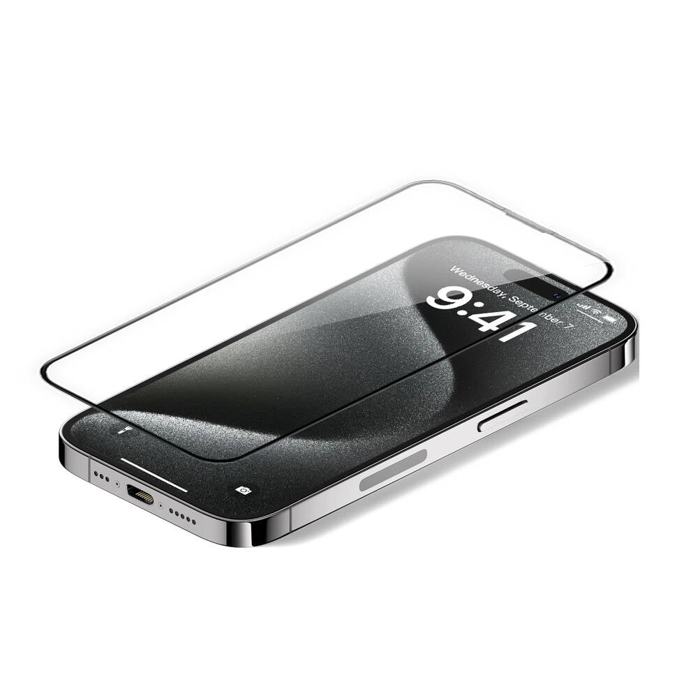 Wiwu GT-010 iPhone 16 Pro Anti-Reflective Polimer Oleofobik Kaplama Ultra İnce Temperli Cam Ekran Koruyucu