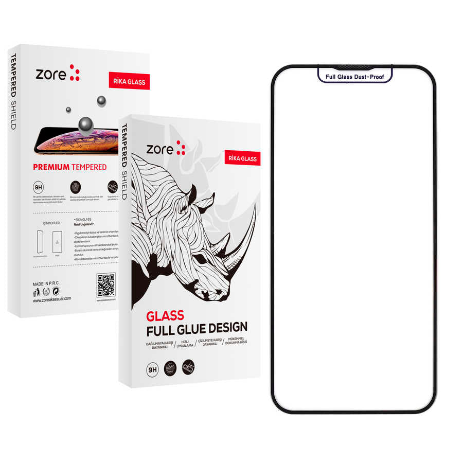 Cepax iPhone 16 Pro Rika Premium Temperli Cam Ekran Koruyucu