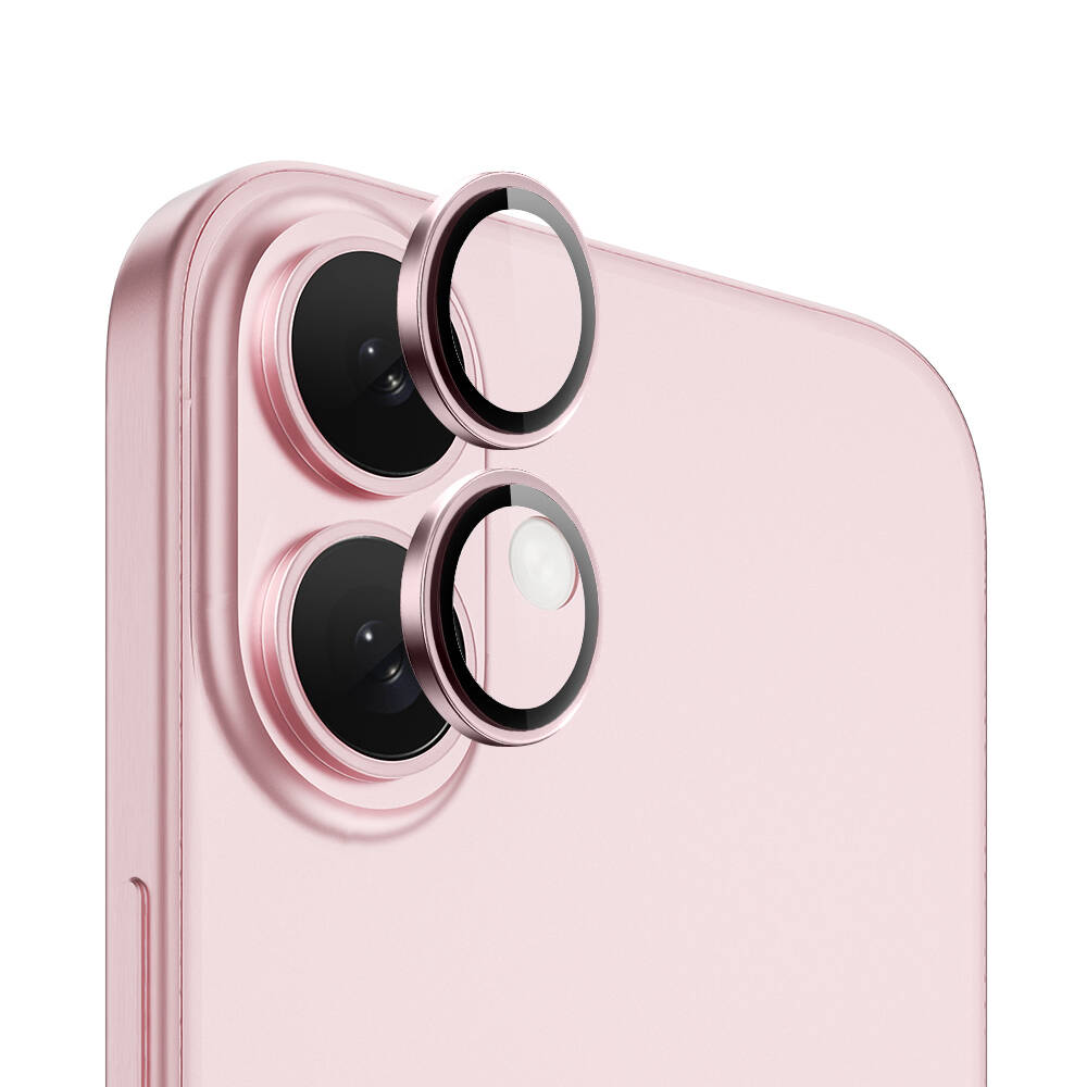 Wiwu LG-004 iPhone 16 PVD Lens Guard Metal Kamera Lens Koruyucu