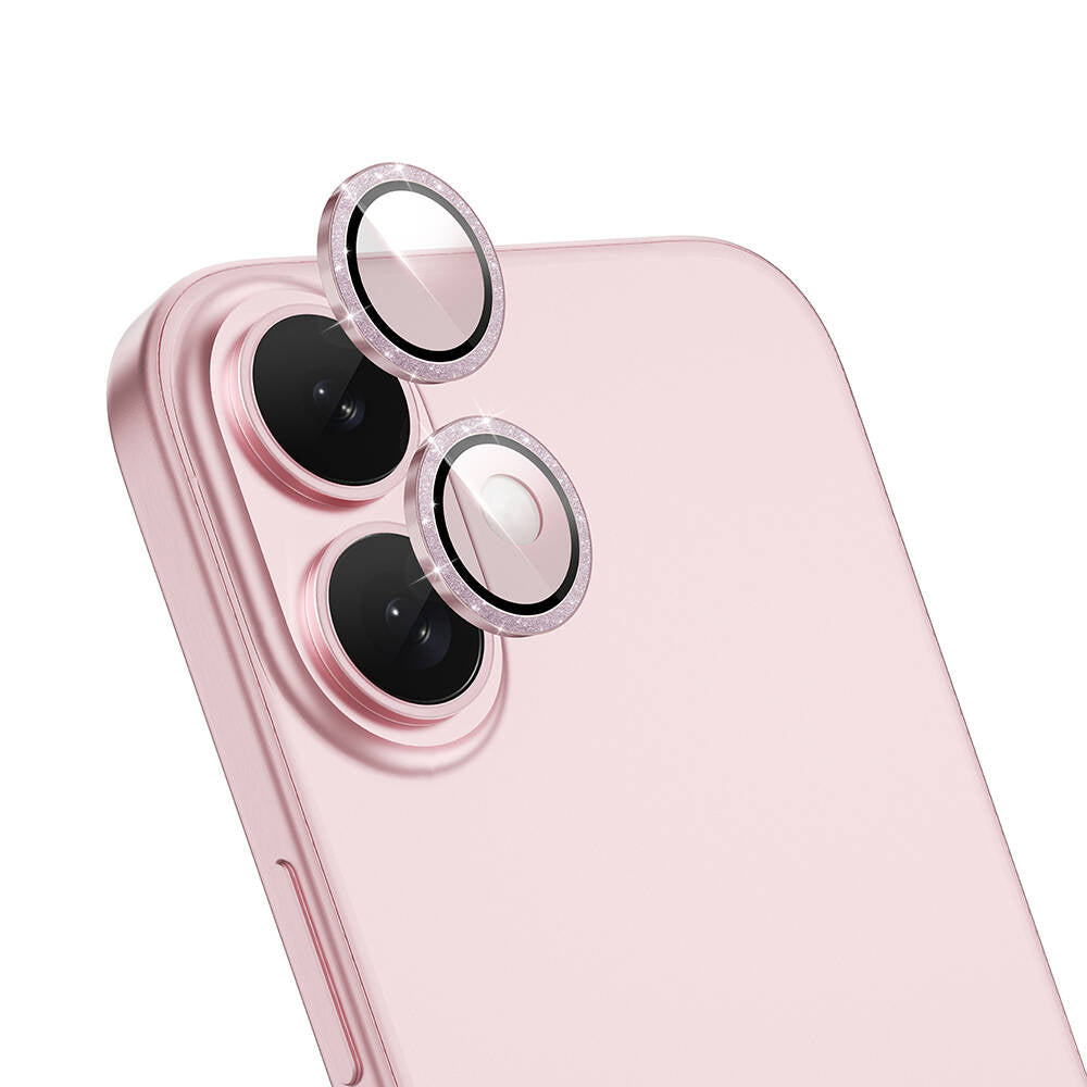 Wiwu LG-006 iPhone 16 Diamond Lens Guard Kolay Uygulama Aparatlı Kamera Lens Koruyucu