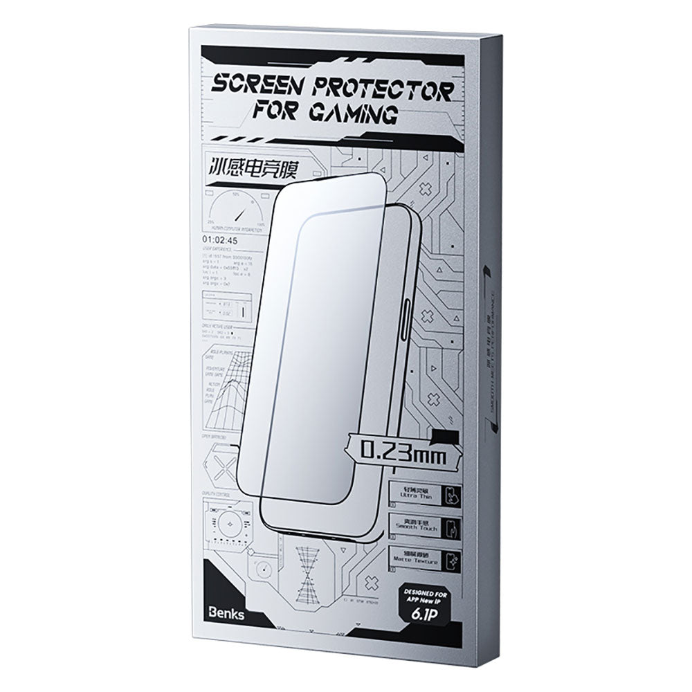 Benks iPhone 16E Gaming Anti-Dust Toz Önleyici Mat Cam Ekran Koruyucu